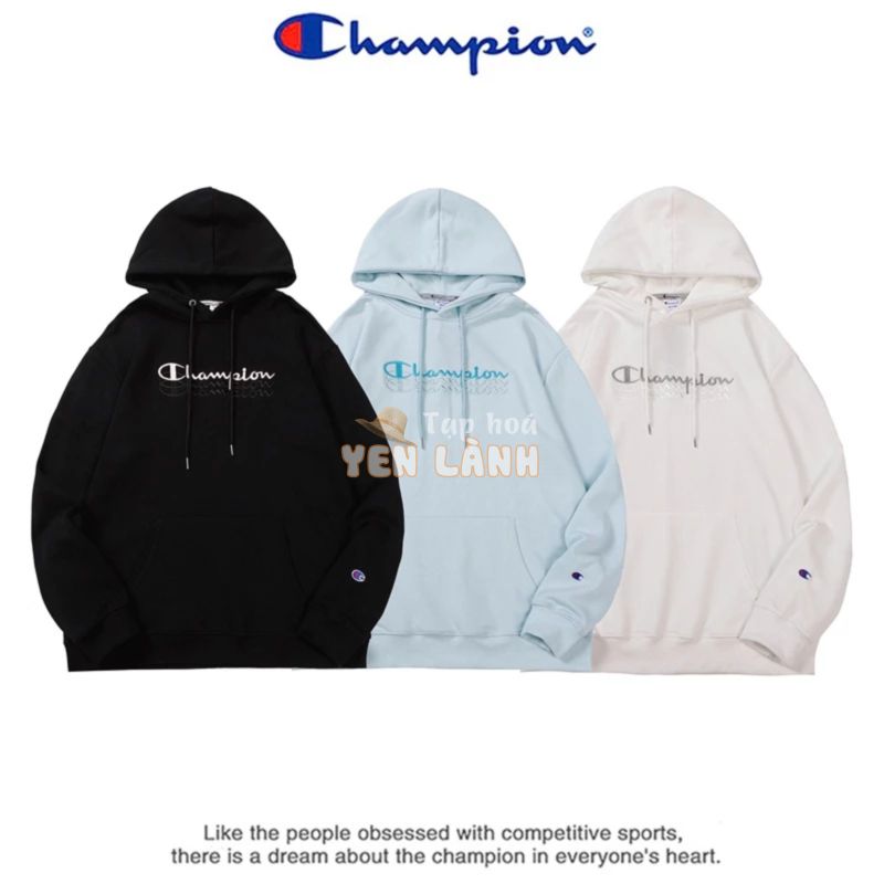 Áo hoodies thể thao thêu chữ CHAMPION