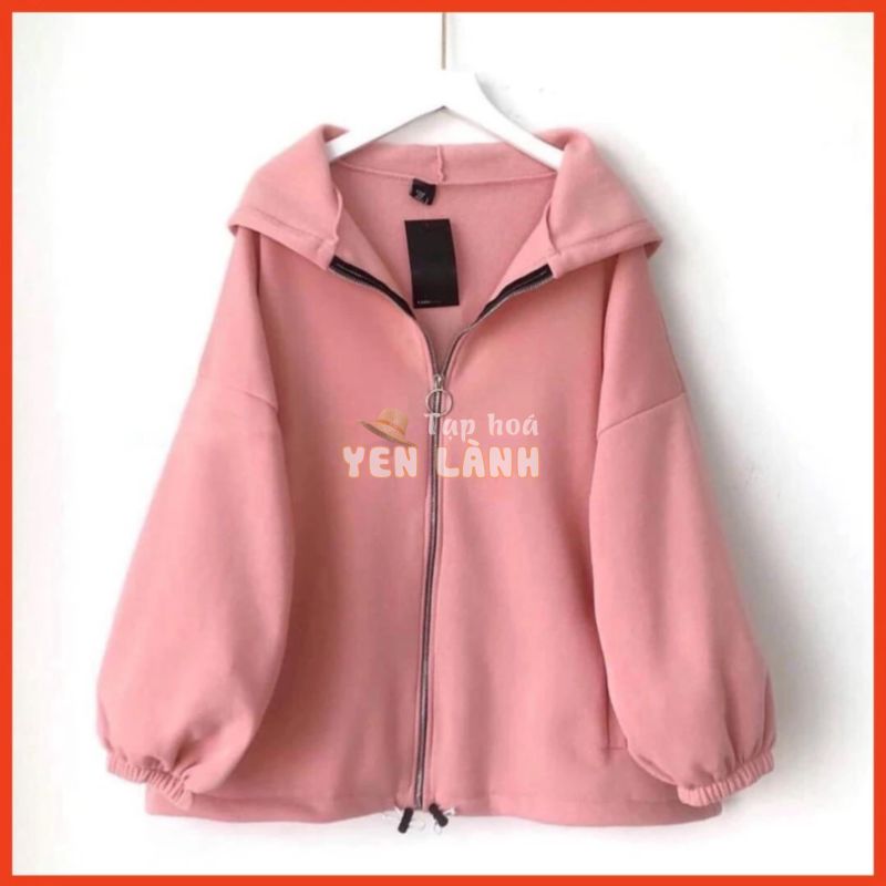 Áo hoodie,áo khoác hoodie nỉ nam nữ chất thun nỉ mềm mịn from rộng P ( có khóa kéo)