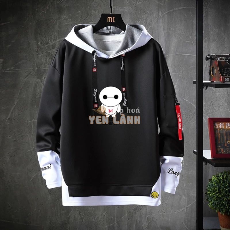 Áo Hoodie Nam Màu Trơn Thời Trang