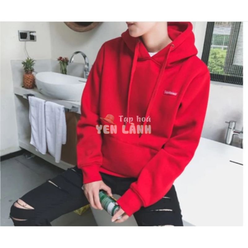 Áo hoodie Nam phong cách hàn quốc ( màu đỏ ) – Hàng cao cấp Hot thu đông