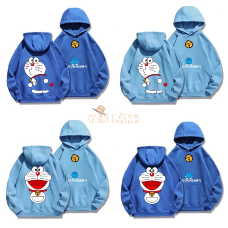 áo hoodie doremon Dễ Thương form rộng freeship – M341 [Kèm hình thật]