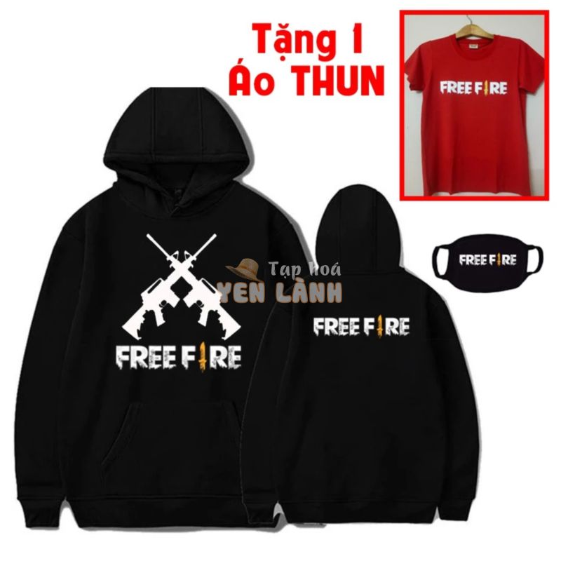 [KM Khủng ] Áo khoác áo hoodie FREE FIRE giá siêu rẻ dành cho game thủ