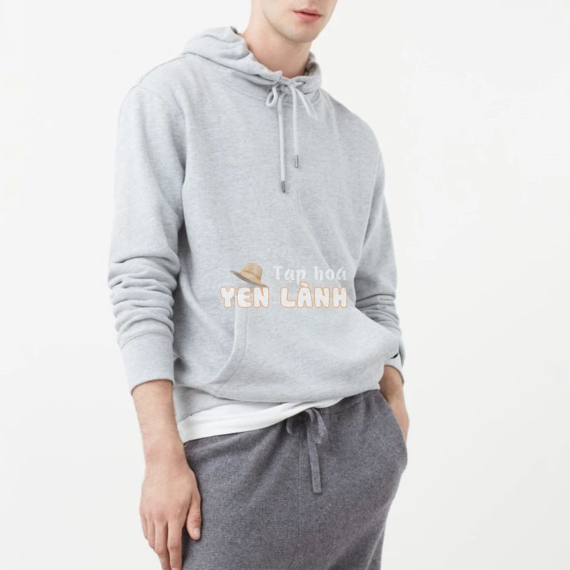 Áo Hoodie nỉ có mũ màu Xám lông chuột – Chất đẹp