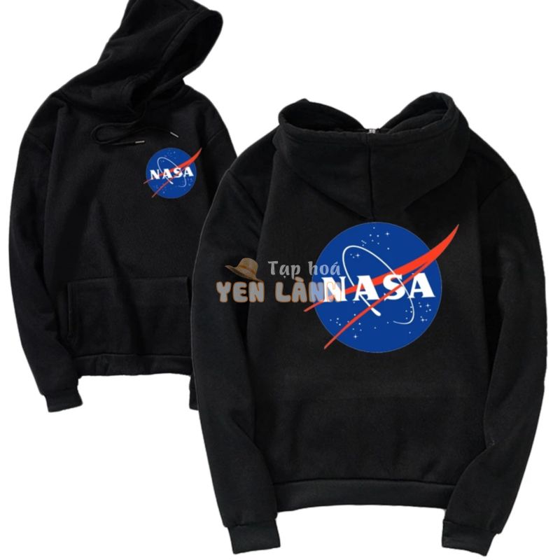 Áo hoodie tay dài in hình phong cách NASA cho nam