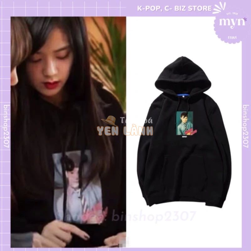 Áo Hoodie Dài Tay Nỉ Ấm Cheap Moment Jisoo- BlackPink Đủ Size Cực HOT