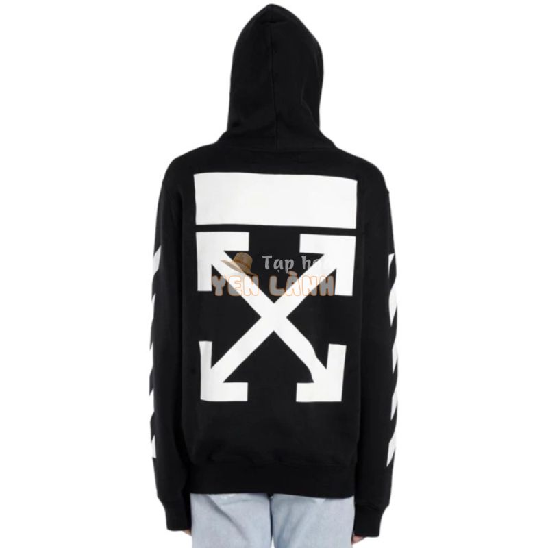 áo off white ÁO hoodie WHITE OF BLACK, áo Black off white