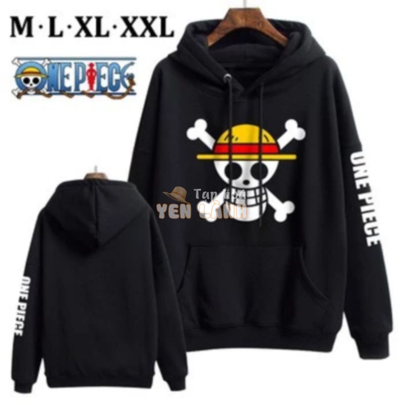 [One Piece] Áo khoác áo hoodie One Piece mũ rơm giá siêu rẻ nhất vịnh bắc bộ