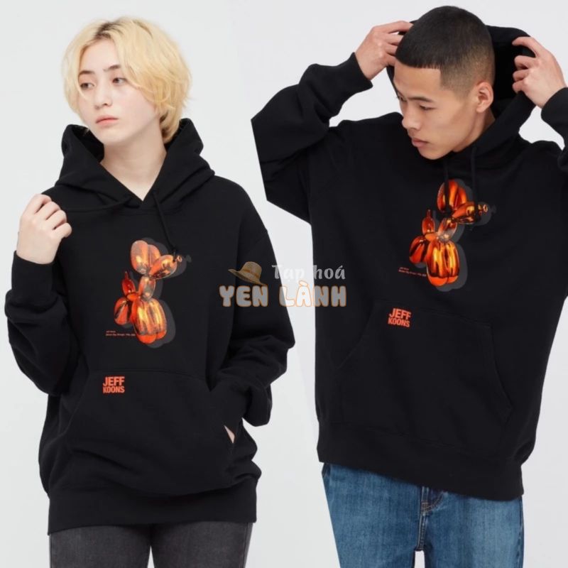 Áo nỉ nam có mũ Hoodies Jeff Koons dòng UT của UNIQLO