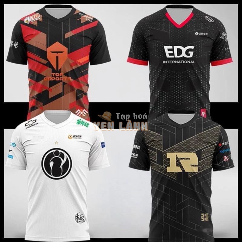 Áo Thun In Tên Nhóm Nhạc LOL LPL 2022 Esports Jersey FPX TES JDG SN IG RNG EDG