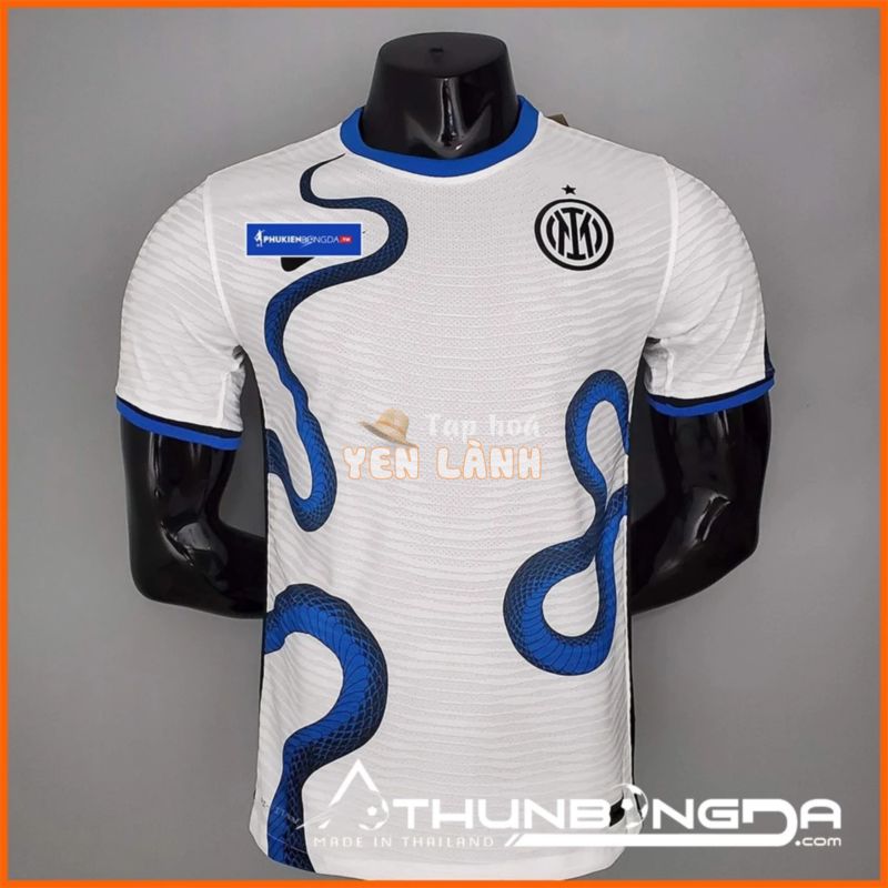 Áo Inter Milan trắng sân khách 2021-2022 bản PLAYER Body Fit cao cấp (Thái Lan)