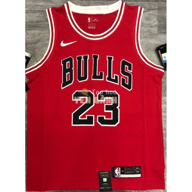 Quần jeans JORDAN ROSE LAVINE PIPPEN Chicago Bulls 23# Áo bóng rổ NBA 2020-2021 màu đỏ