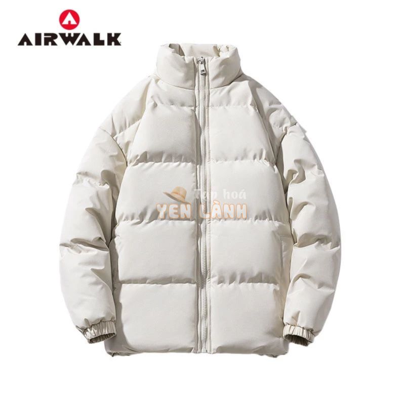 Áo khoác cotton AIRWALK cho nam và nữ, áo khoác cotton dáng rộng mùa đông cùng kiểu dáng, áo dày ấm