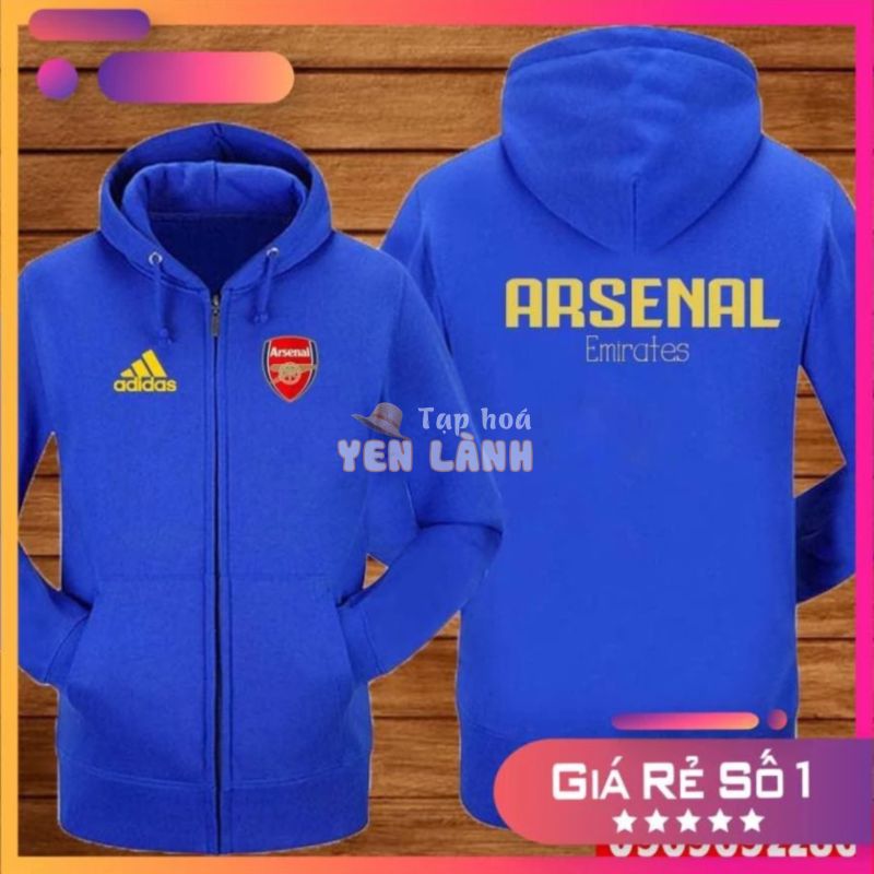 [HOT] Áo khoác nỉ clb Arsenal giá siêu rẻ nhất vịnh bắc bộ