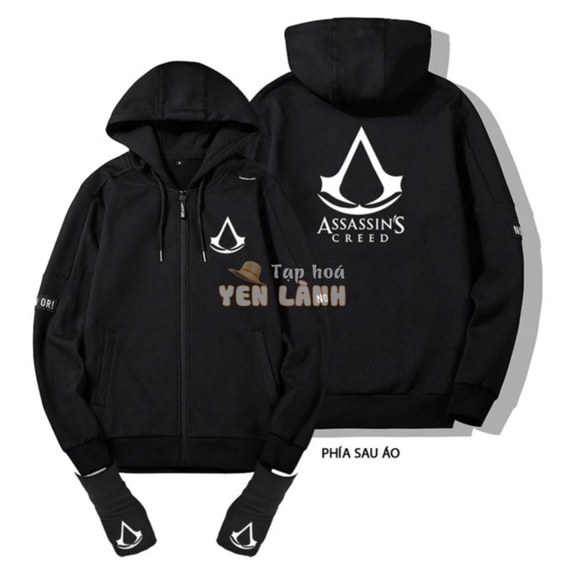 Áo khoác Hoodie, bao tay Assassins Creed