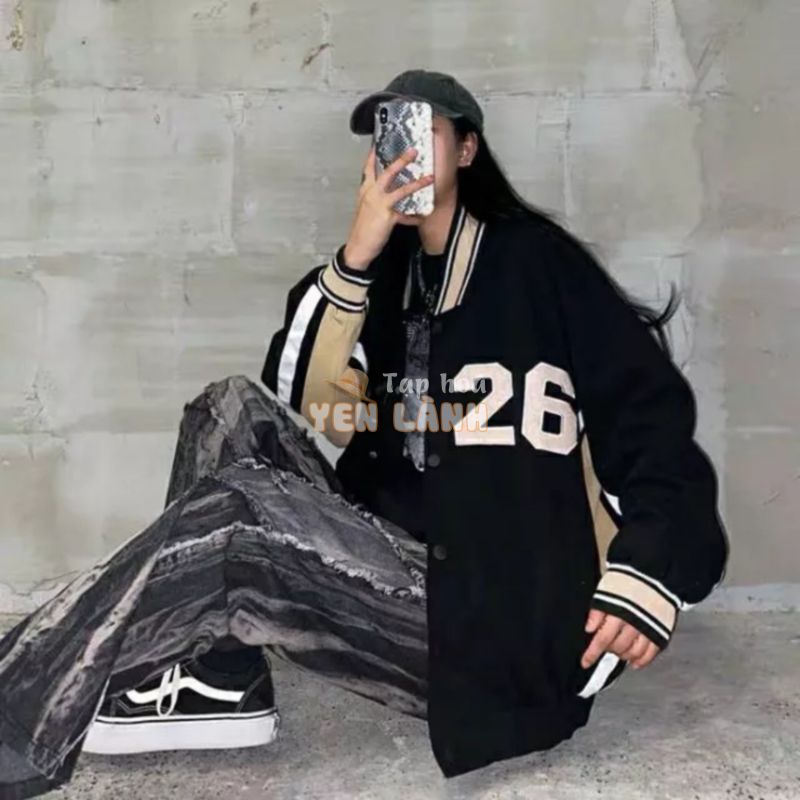 [SẴN TRẮNG Xl] Order áo khoác bomber ulzzang 3907