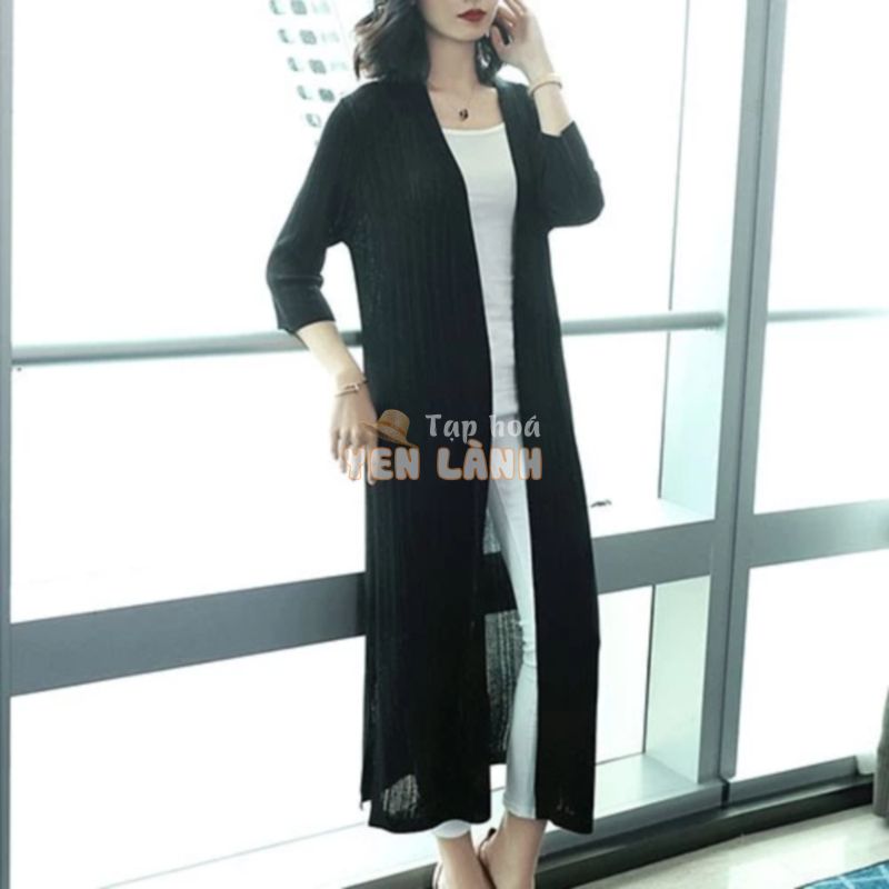 Áo Khoác Cardigan Nữ Form Dài