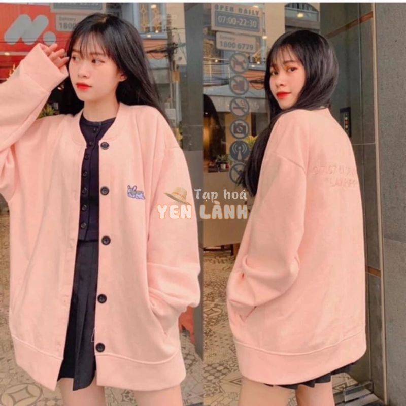 Áo Khoác Cardigan Form Rộng Ulzzang Cài Cúc (ẢNH THẬT)