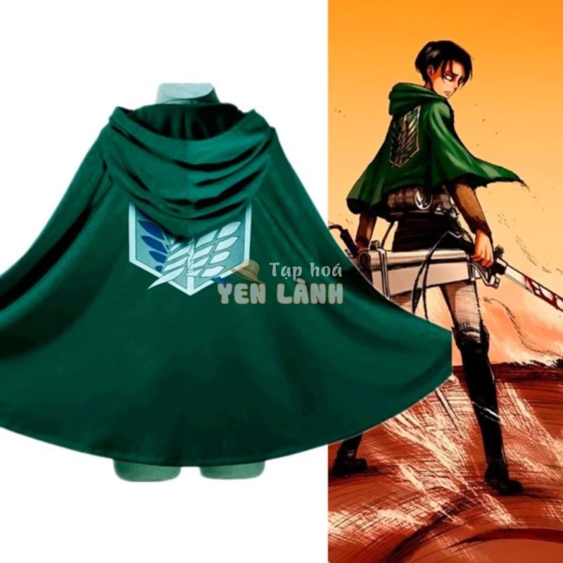 Áo choàng cosplay đội trinh sát – anime Attack on Titan