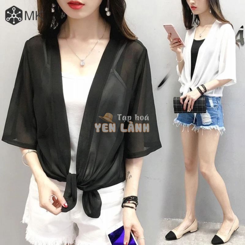 Áo khoác Cardigan đi biển siêu mỏng chống tia UV thời trang cho nữ