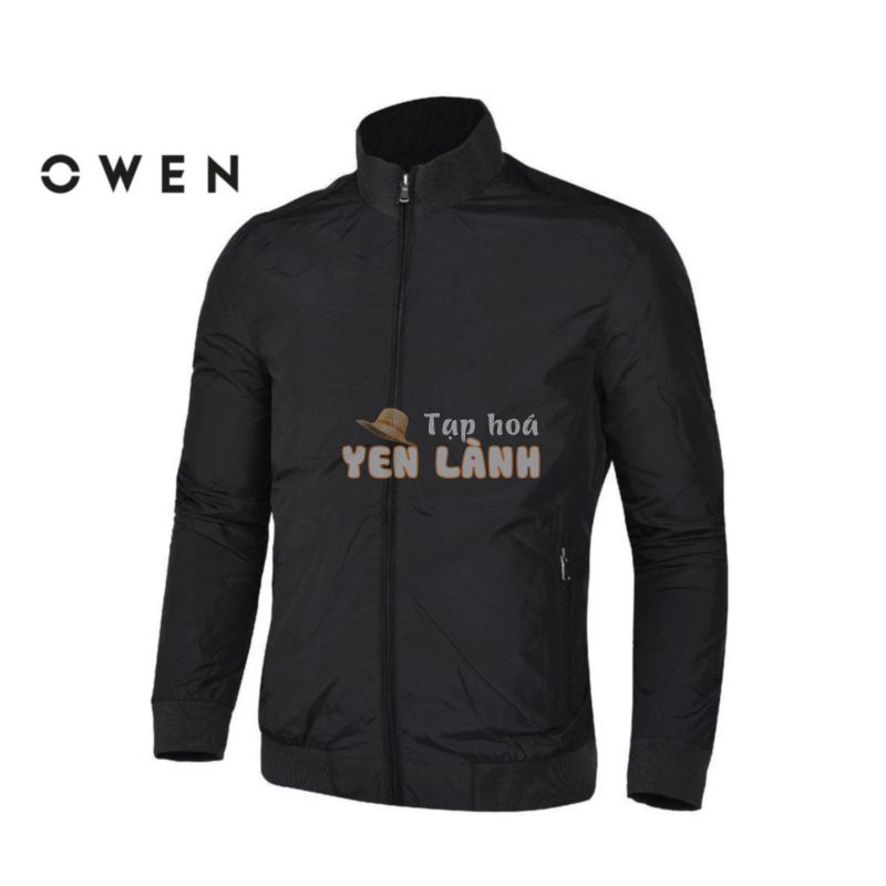 OWEN – Áo khoác gió nam 2 lớp màu ĐEN 90269 – Áo khoác gió thể thao . ↺ .new ⇼