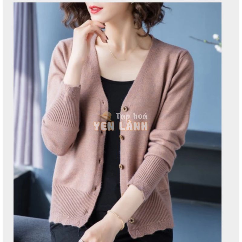 Áo khoác cardigan len nữ đẹp, hàng nhập, chất đẹp, kiểu dáng hàn quốc