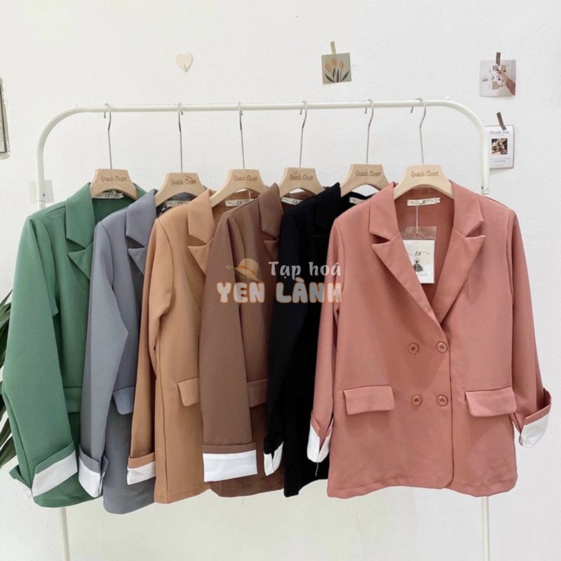 Áo khoác nữ Giả Vest  FREESHIP  Áo Blazer Cao cấp