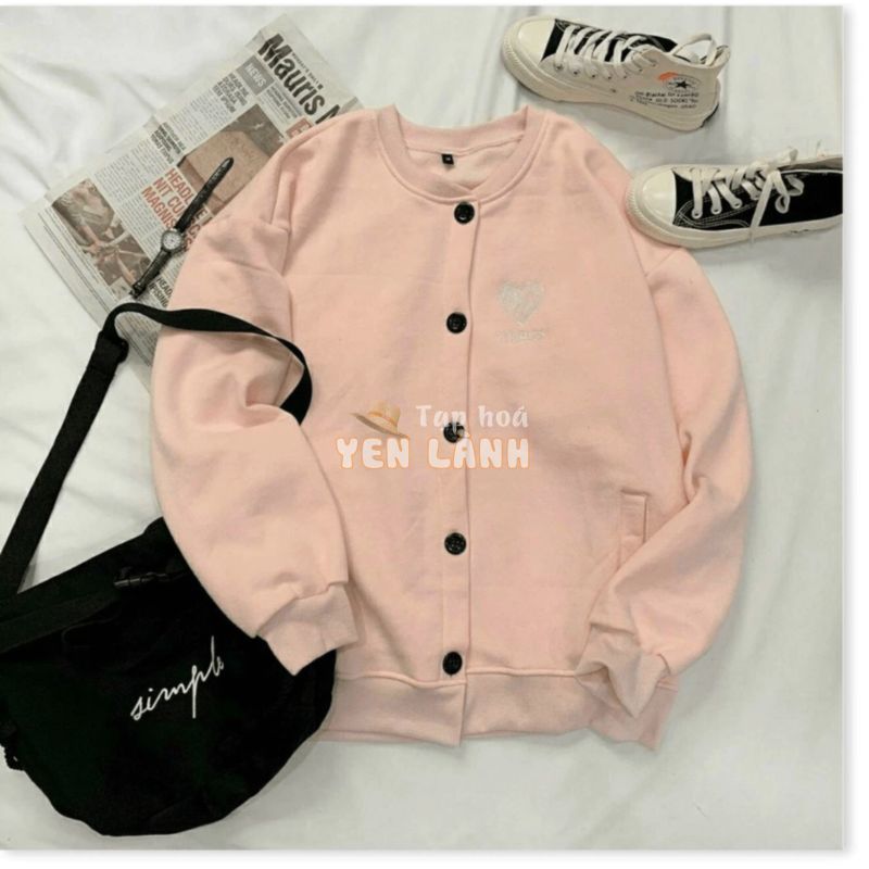 ÁO KHOÁC HODDIES NỮ SIÊU XINH CÓ NÚT ÁO CỰC HOTTT HQ FASHION NEW