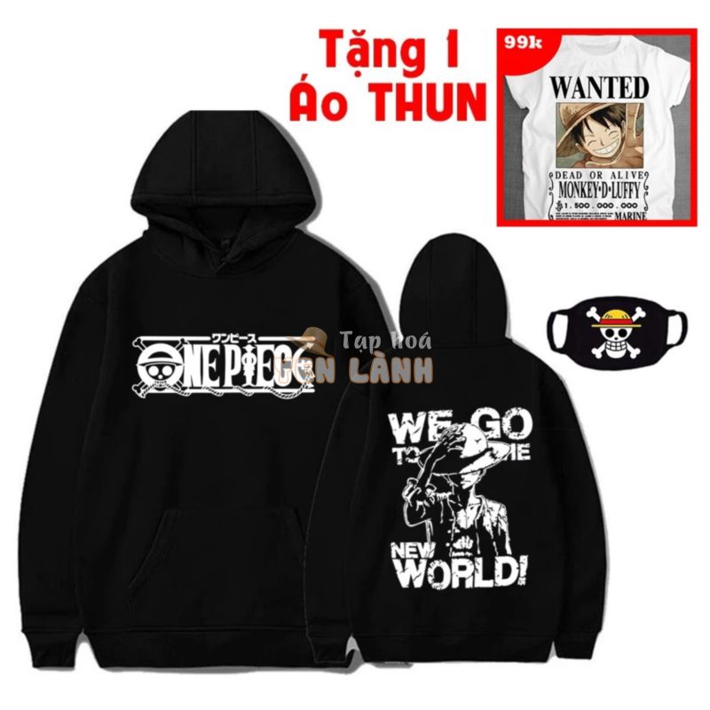 [KM Khủng ] Áo khoác áo hoodie One Piece Luffy giá siêu rẻ nhất vịnh bắc bộ