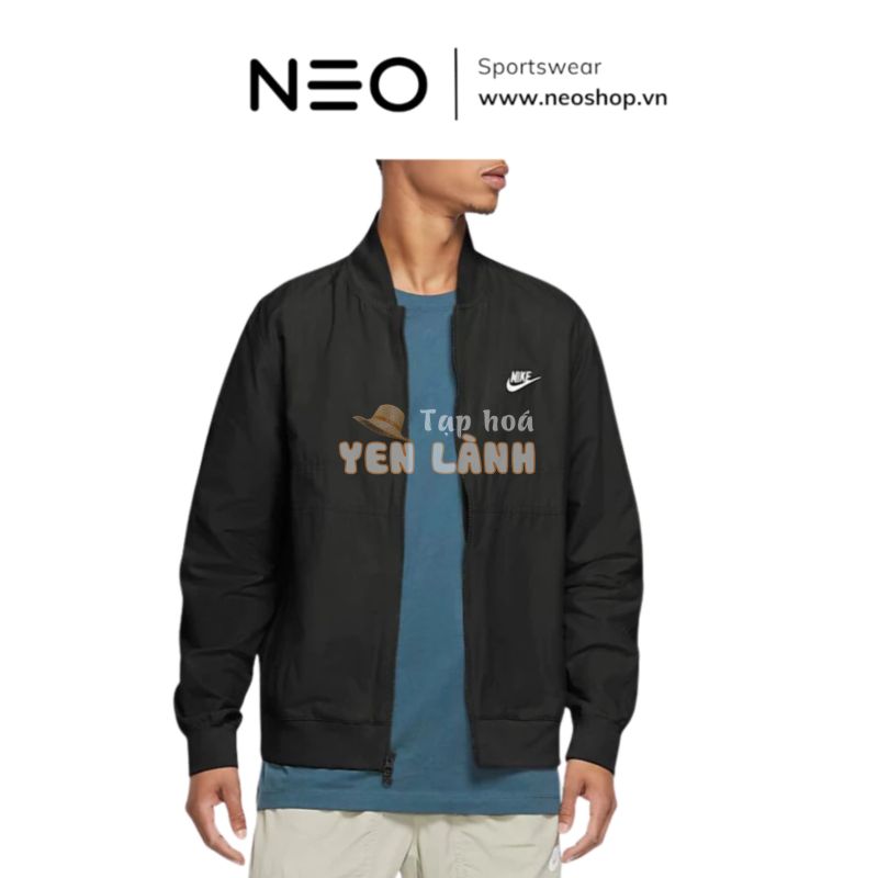 [CHÍNH HÃNG] Áo khoác Nike Woven Bomber Player Jacket – Đen