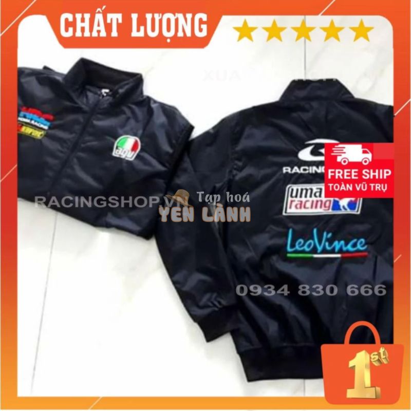 [ Áo Tem Xe ]  Áo Khoác Dù Uma 2 Lớp #dammetocdo T-Shirt Racing Team – Bảo Hành Bung Tróc Vĩnh Viễn ་