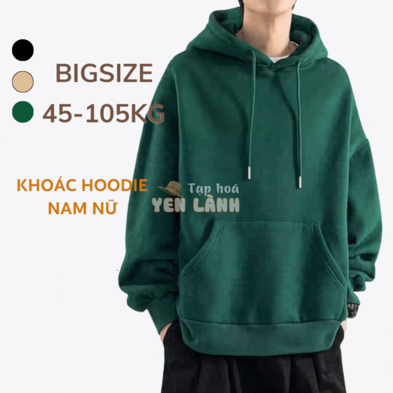 40-105kg Áo khoác Hoodie nỉ Nam Nữ thời trang bigsize Sói Store 3 màu thời trang