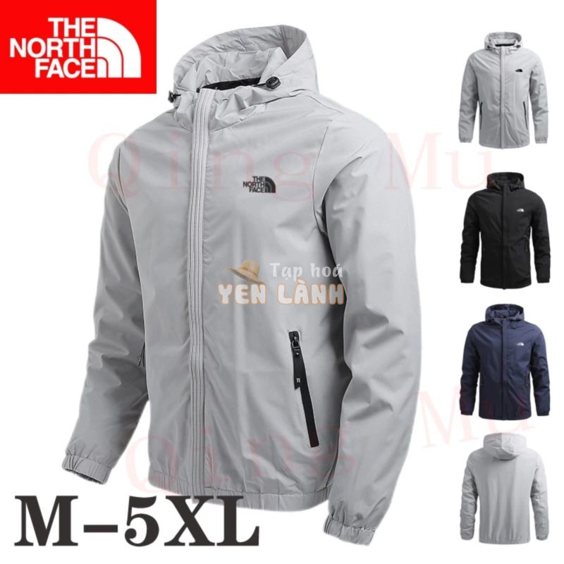 Áo Khoác Leo Núi The north face Có Mũ Trùm Chống Gió / Thấm Nước Size M-5XL Cho Nam