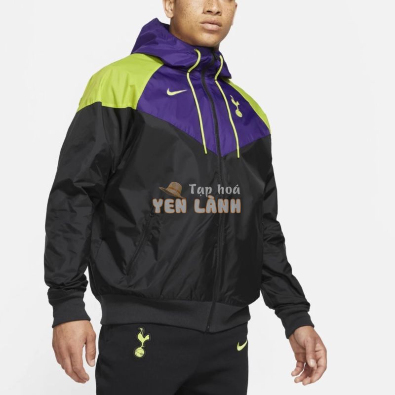 [HÀNG CHÍNH HÃNG ] ÁO KHOÁC NIKE WINDBREAKER TOTTENHAM WOVEN JACKET – BLACK