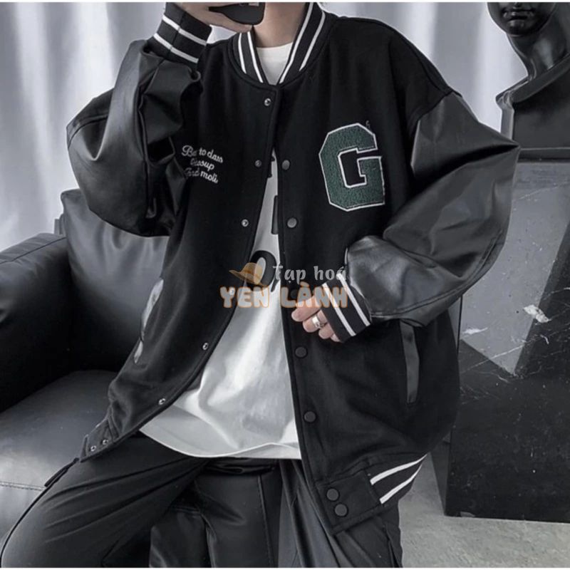 G Varsity Jacket –  Áo khoác varsity unisex hot trend