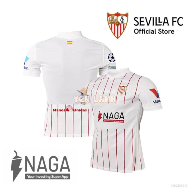 Yt3 2021-2022 Sevilla Fc. Áo Thun Bóng Đá La Liga Dáng Rộng Chất Lượng Cao plus size TY3