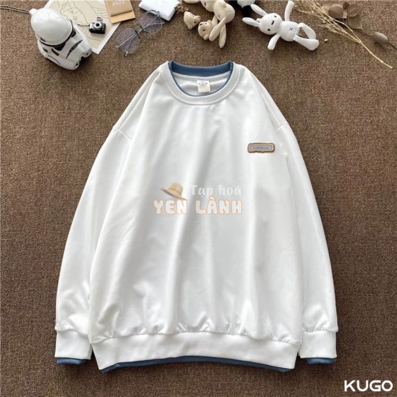 Áo Sweater Unisex Form Rộng – Chất Liệu Nỉ Bông Thiết Kế Layer Basic #4 màu