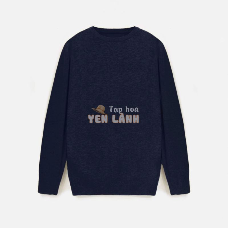 Áo len cashmere hai màu dễ phối đồ