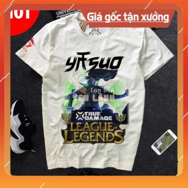 [HOT] [SIÊU RẺ] Áo YASUO | ÁO LMHT – Áo lol chất giá siêu rẻ cực đẹp [TREND]