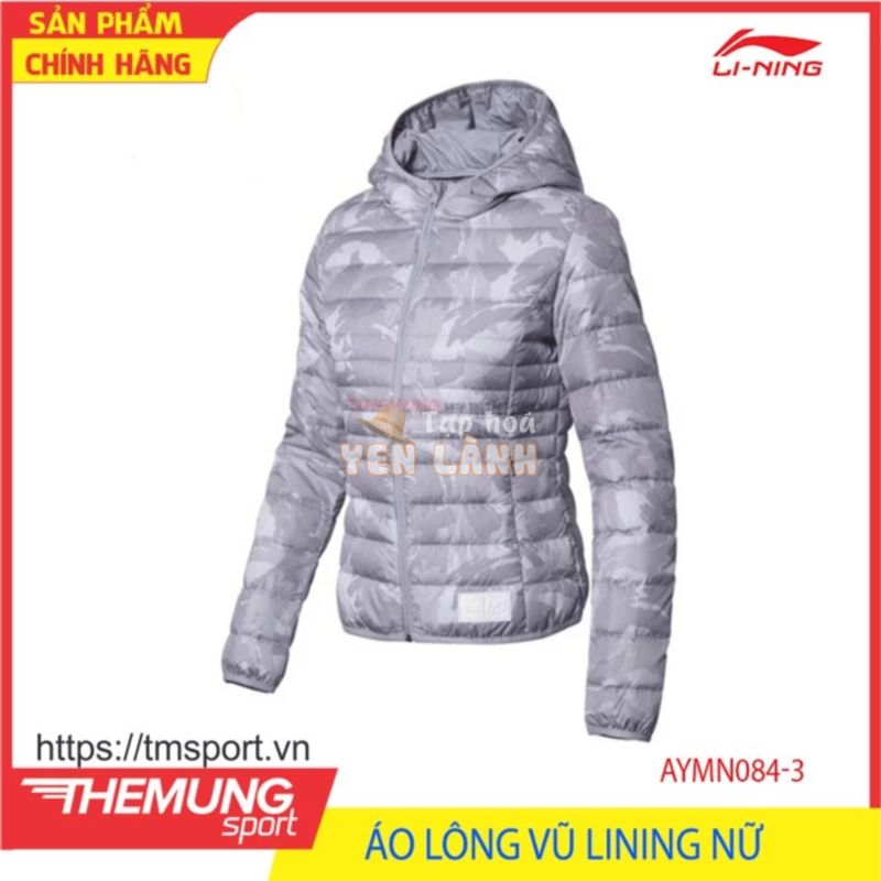 Áo Lông Vũ LiNing Nữ AYMN084-3 (Ghi)