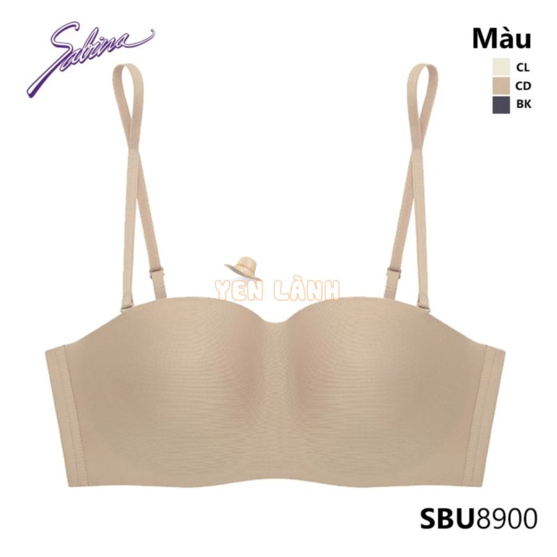 Áo Lót Không Gọng Mút Mỏng Vừa Cup Ngang Dây Lưng Không Viền May Màu Trơn Pretty Perfect By Sabina SBU8900