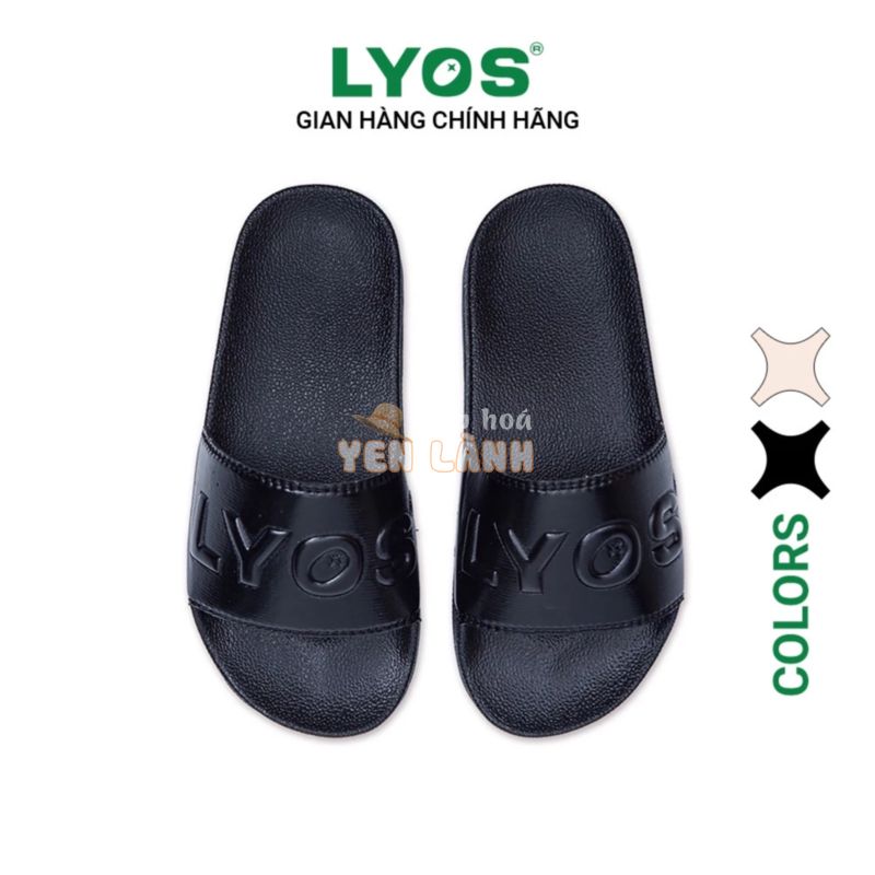 Dép LYOS Padded Slippers Đen/ Kem