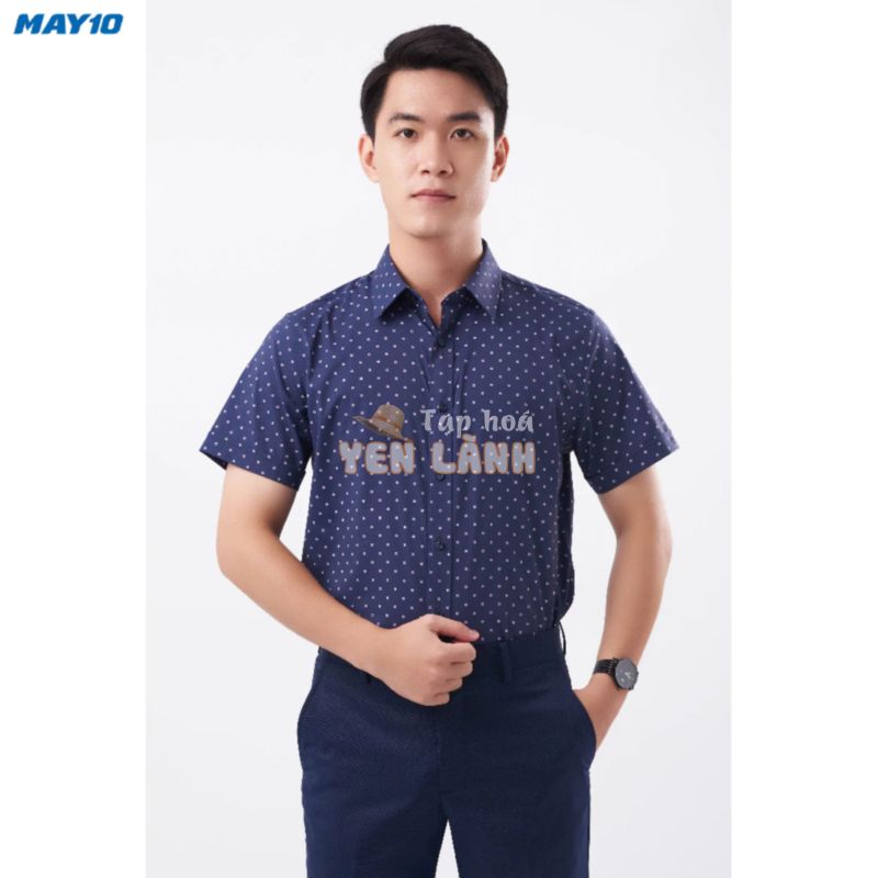 Áo sơ mi nam cộc tay May 10 form SlimFit mã 010121135 349