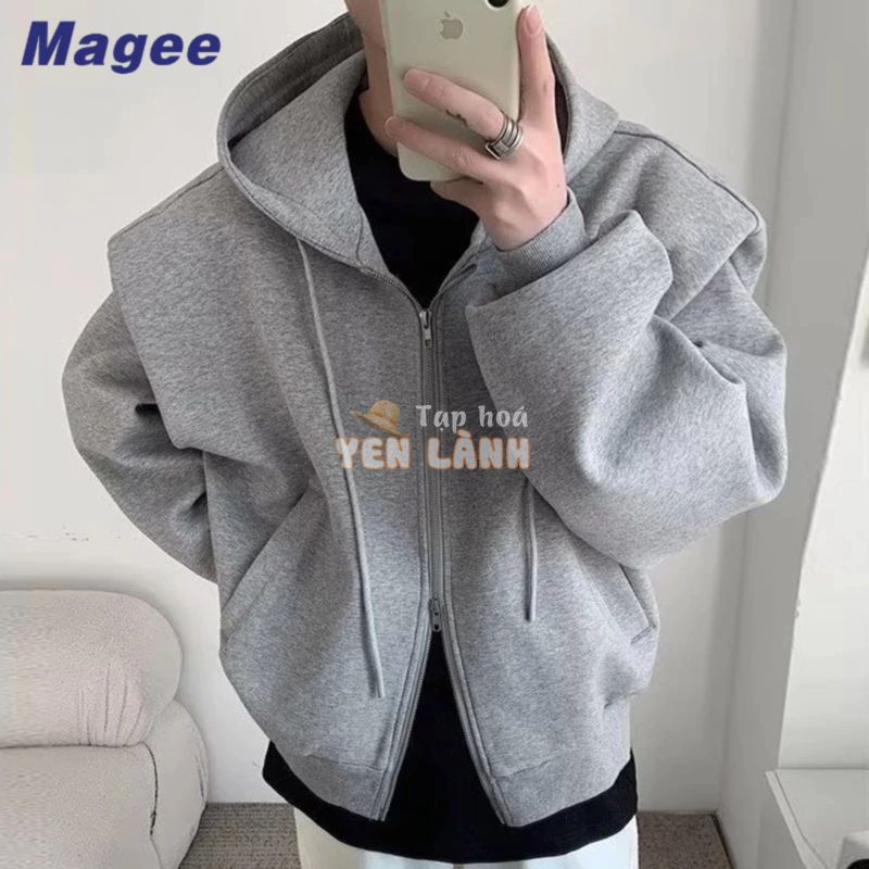 Magee Mới Áo Sweater Có Mũ Trùm Đầu Phong Cách Sujuku Chính Hãng Retro Hàn Quốc Cho Cặp Đôi