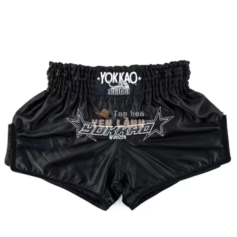 [YOKKAO] Thời trang in Muay Thái quần short Boxing miễn phí chiến đấu quần áo nam nữ tích hợp chiến đấu quần áo tán cho trẻ em người lớn ufc đào tạo quần short eo cao boxing quần thể dục thể thao