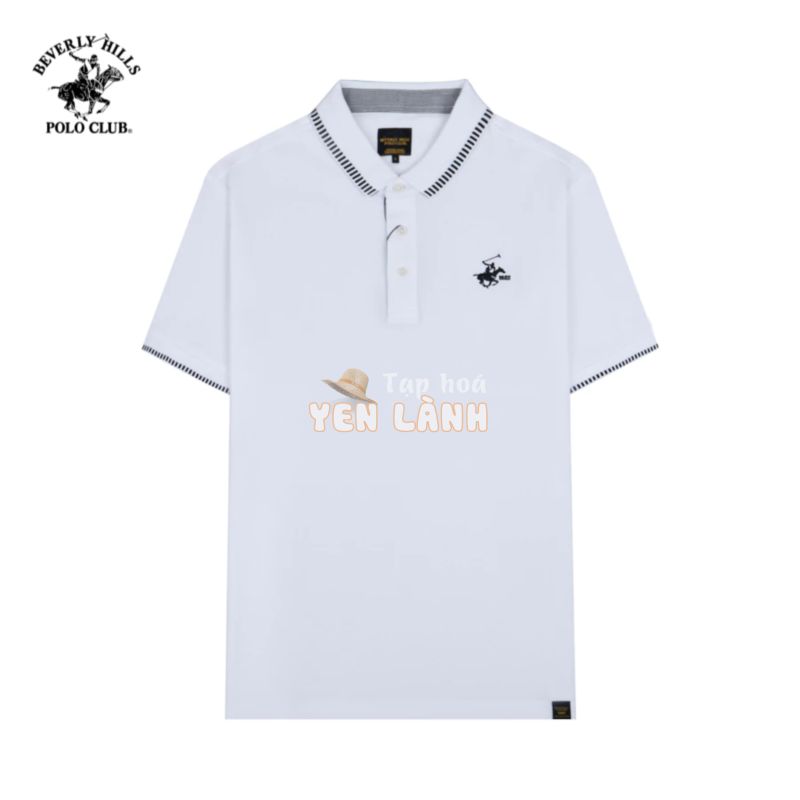 Beverly Hills Polo Club – Áo polo Ngắn tay Nam Regular Fit WT WHITE- BHPC PMRSS23TL038