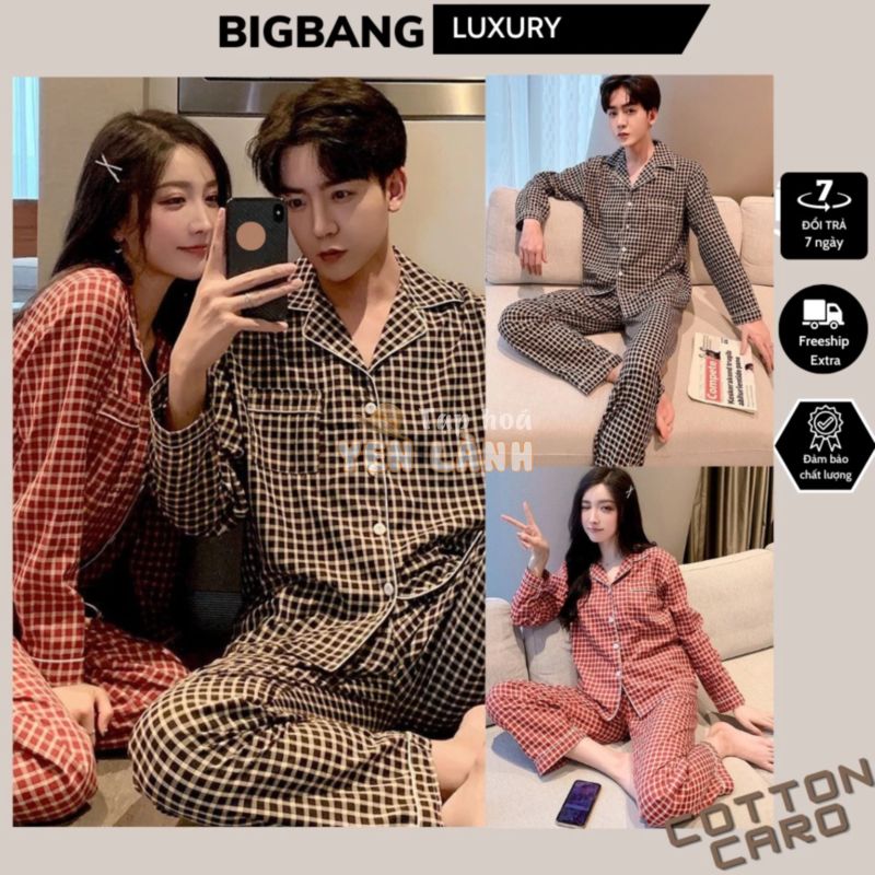 Đồ ngủ mặc couple nam nữ – Bộ pijama chất vải siêu mát dành cho các cặp đôi