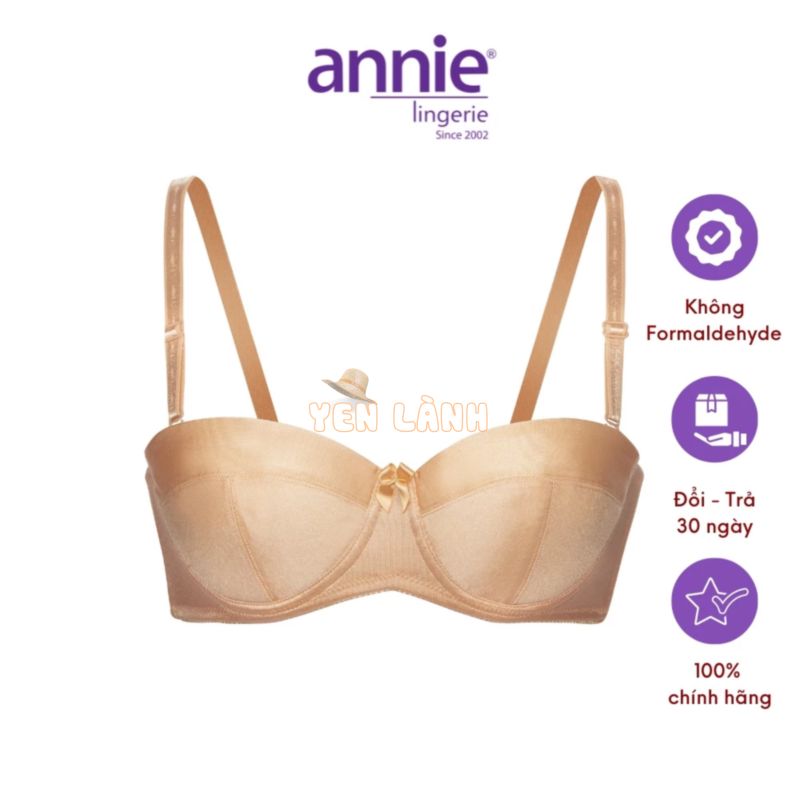 [Tăng 1 size] Áo ngực cúp ngang mút mỏng siêu nhẹ form nhỏ annie lingerie BRA8149,có thể lắp thêm mút nâng ngực, ôm ngực