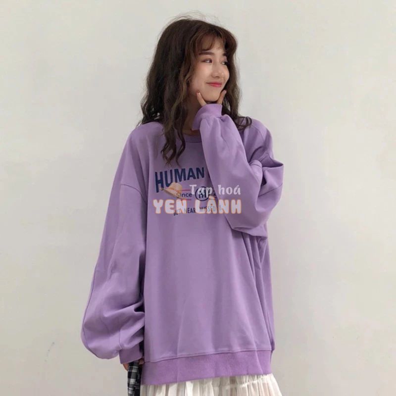 [ORDER] Áo nỉ nữ Ulzzang form rộng nhiều màu cá tính (ORDER)- Có ảnh thật