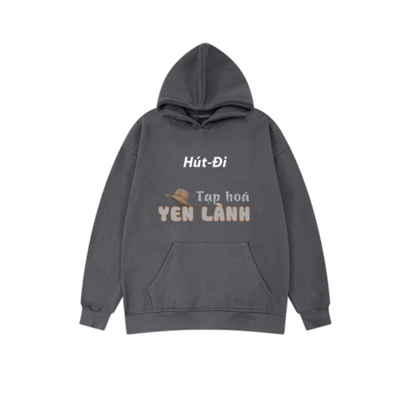 Áo hoodie ULZZANG unisex chất liệu nỉ cao cấp freesize in hình hut đi