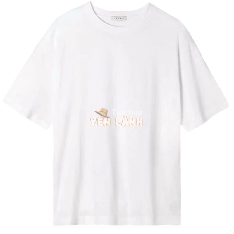 ÁO TEE OVERSIZE BASIC TRẮNG UNISEX